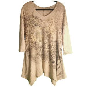 Womens  L Studio Gem C. Knit Sweater